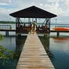Tranquilo Bay ecolodge private jetty, Panama. Photographs: Gemma Bowes