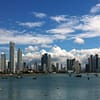 The Skyline of Panama City, Panama.