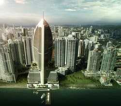 Trump Ocean Tower in Panama is the tallest building in Central America
