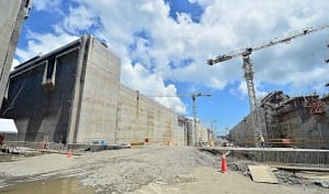 Panama Canal’s new locks begin to take shape