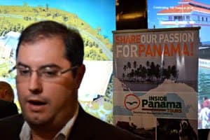 Ernesto Orillac, Vice Minister of Tourism for Panama meets the press at MITM Americas  