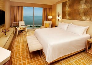 A room at the recently opened Waldorf Astoria Panama in Panama City. (Waldorf Astoria Hotels & Resorts)