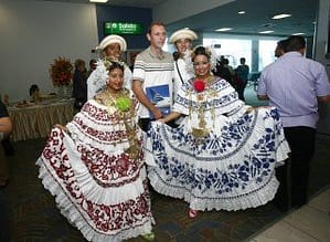 Panama celebrates its first ever 2 millionth vistor arrival last december, 2011.