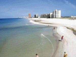 The Beautiful white sands of Playa Bonita beckon you to come yo Panama